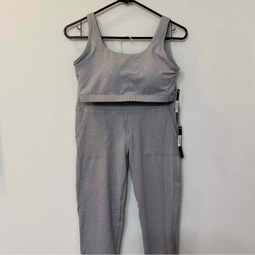 Catherine Malandrino Women's 2 Piece Legging & Sports Bra Activewear Set Size L - Picture 3 of 12